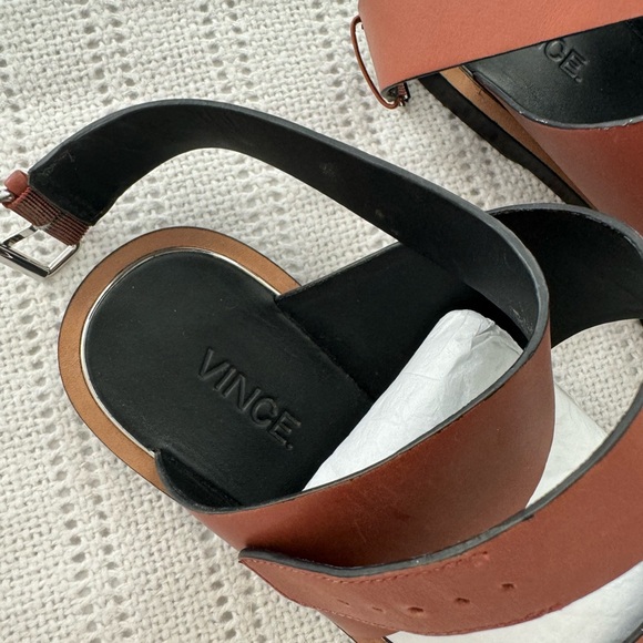 Vince Leather Wrap Sandals - size 7.5 - Picture 3 of 6